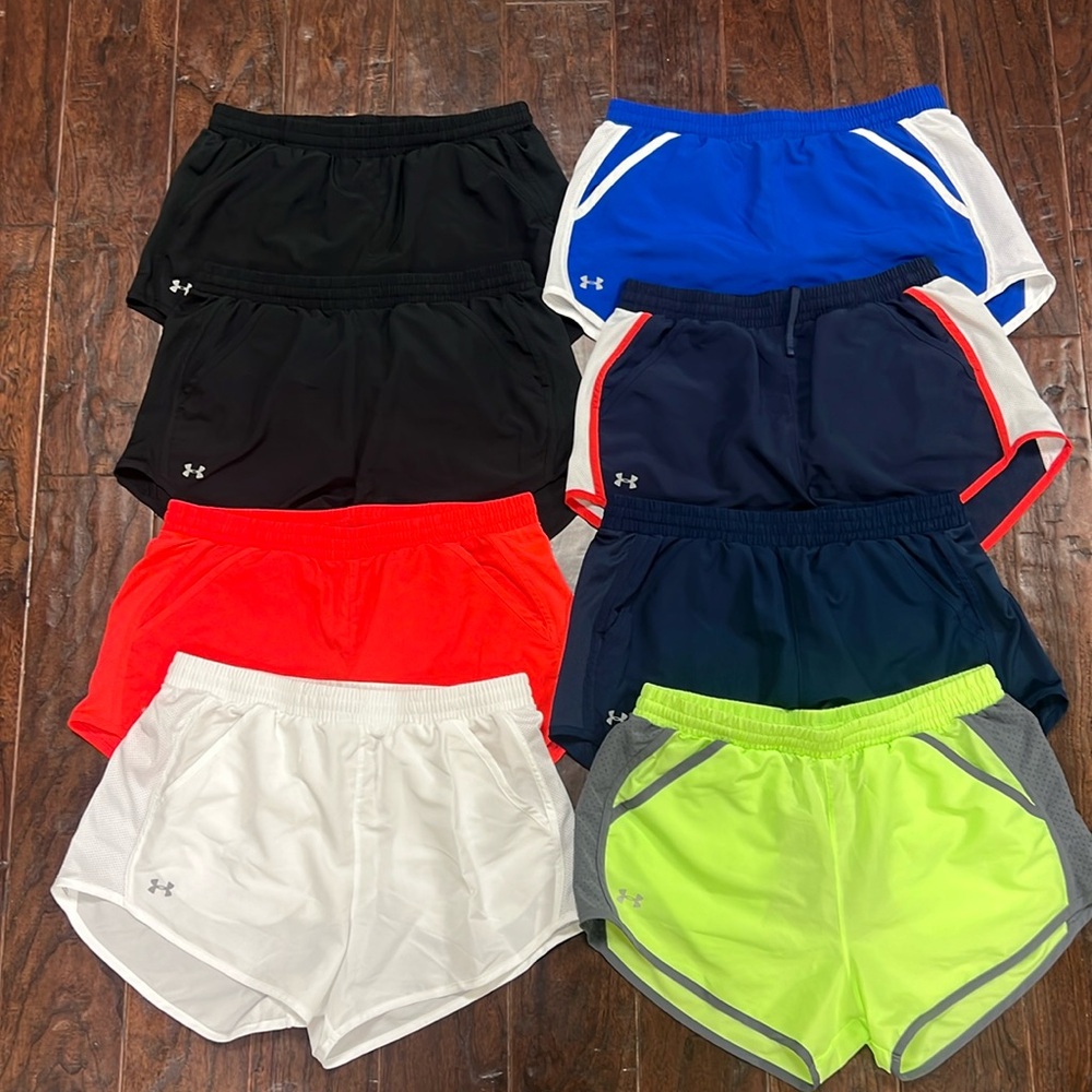 Lot of 8 Under Armour shorts Medium